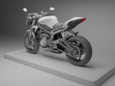 2021 TRIUMPH STREET TRIPLE RS 3D model