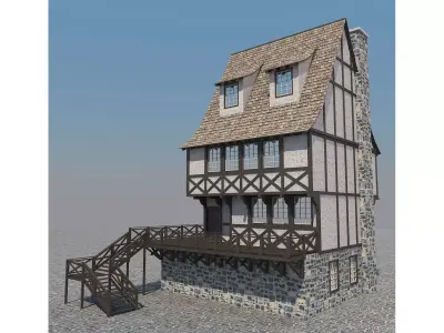 Medieval House 5 3D model