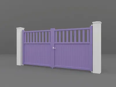 Outdoor Gate 3D model