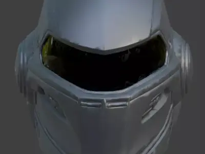 Cyber-Synthetic Stealth Operative Helmet 3D Model Low-poly 3D model