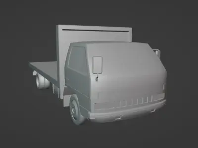 Isuzu ELF Low-poly 3D model