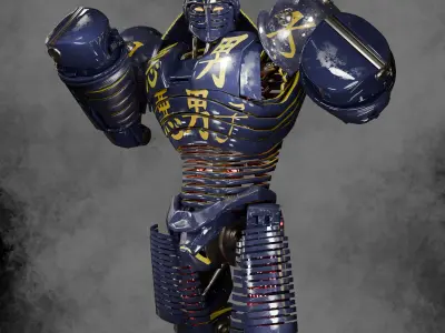Real Steel Blender Released Noisy Boy 3D model