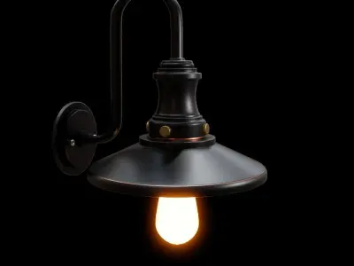 lamp wall 3D model