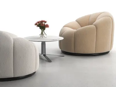 Alpha Club Chair 3D model