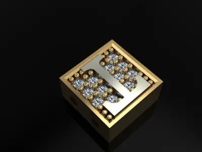 ALPHABET BRACELET 3D print model