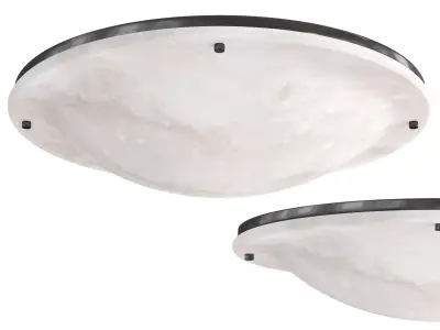 Alabaster Flush Mount 3D model