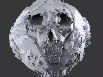 Nordor Dark Scull 3D model