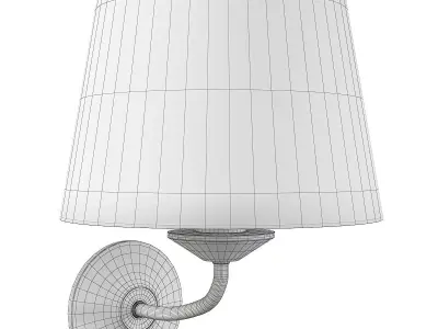 Alfa Selva sconce Low-poly 3D model