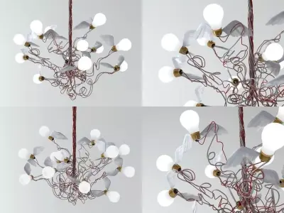 Birdie pendant lamp 3D model