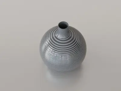 Earthenware jug 02 3D model