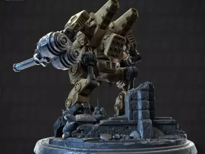 Konfusion 47 Linewrekcer Poseable Set 32mm 3D print model