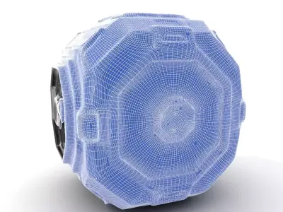 SciFi Power Core model pack Low-poly 3D model