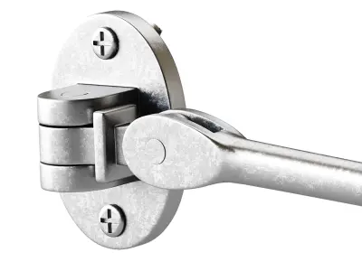  Solid Brass Swivel Pivot Style Cabin Eyelet Latches 3D model