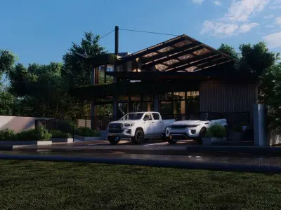 house Low-poly 3D model