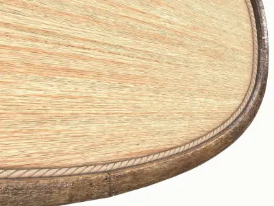 Wall signboard B Low-poly 3D model