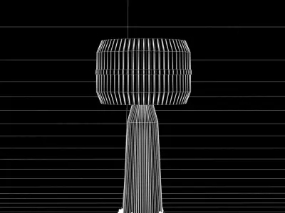 lamshade set 02 Low-poly 3D model