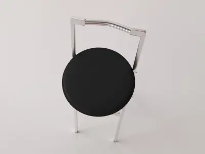 Bar Stool v2 3D model