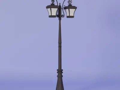 Street Lamp 3D model 17