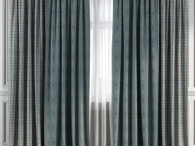 Curtain Set 244 3D model