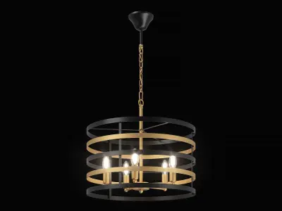 735050 Epsilon Lightstar Chandelier 3D model