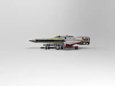 Star wars liberator class space ship 3D print model