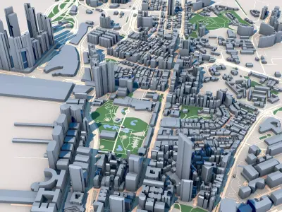 International Finance Centre Hong Kong 3D model
