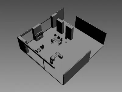 office interior md1499 c02 3D model