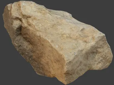 Kelly Stone Low-poly 3D model
