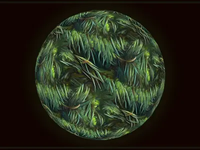 Grass Pine Forest Floor --20 TEXTURES-- Hand-painted --PACK 3--- Texture