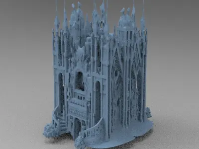 Ancient Culture Ruins 2 3D model