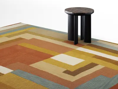 Labyrinthe Rug 3D model