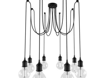 Pendant lights - Black Spider 3D model