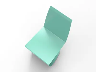 Saka Chair Low-poly 3D model