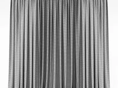 Curtains513 curtain Low-poly 3D model