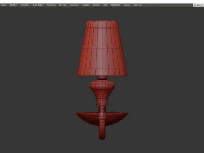 NAOMI WALL ONE Low-poly 3D model