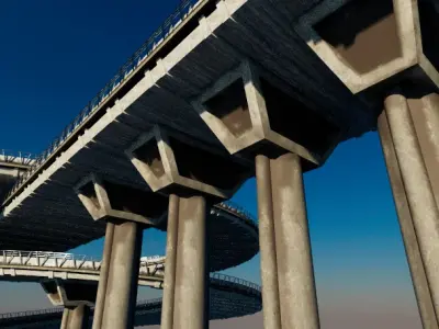 Road n Bridge Builder - Design Highways Bridges n More 3D model