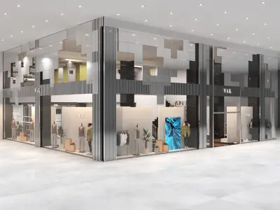 BAUHAUS SHOP AND CAFE 3D model