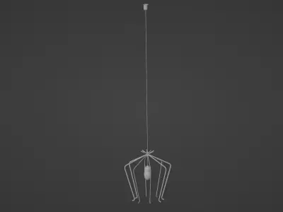 Y2 Pendant lamp 5 Free 3D model