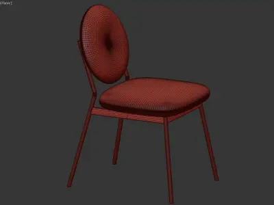 CHAIR MIST BEIGE 3D model