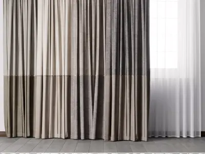 hadi curtain 66 3D model