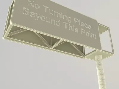 Highway Sign 3D model