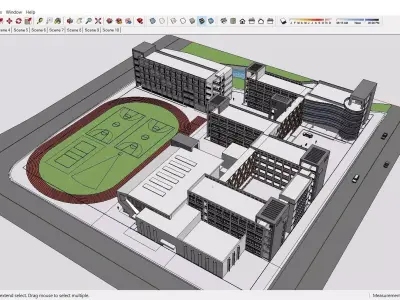 Sketchup School and University 134 3D model