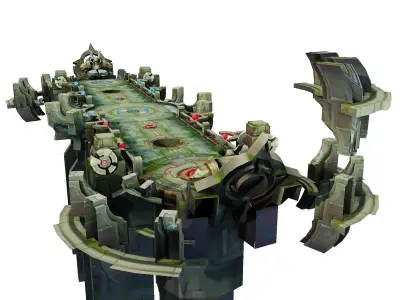 Ancient Chinese Imperial Palace Main Hall 3D model