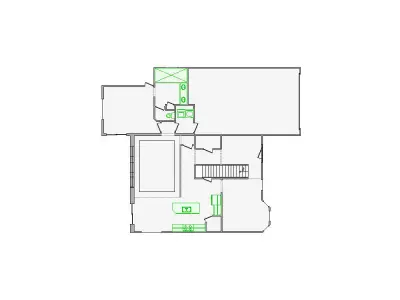  Detailed Interior Sketch - 3001-3500 SF - Xactimate 3D model