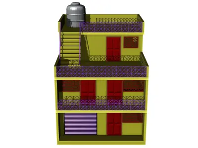 House Low-poly 3D model 41