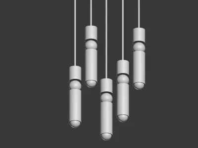 Fulcrum Light Matte Black Lee Broom 3D model