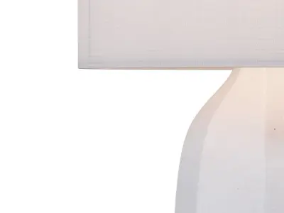 Amaryllis White Ceramic Table Lamps 3D model