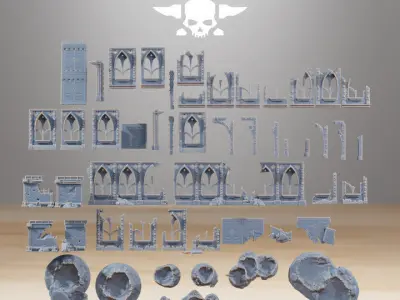 Aftermath station forge 3D print model