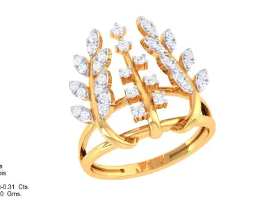  Women Ring MTL 3dm STL OBJ FBX Details 3D print model 92