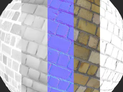 Bricks 10 - Scanned Materials Texture Texture